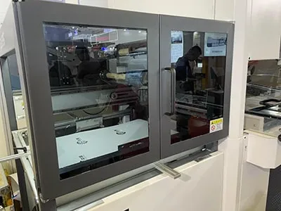 Защитные кожухи системы подачи и укладки